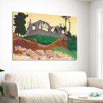 Canvas print The church of Souain, Vallotton F.