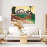 Canvas print The church of Souain, Vallotton F.