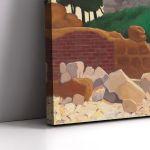 Canvas print The church of Souain, Vallotton F.