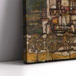 Canvas print House with shingle roof, Schiele E.