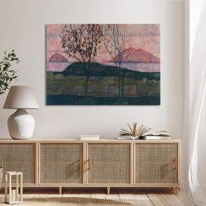 Πίνακας ζωγραφικής Setting sun Schiele E. Καμβάς τελαρωμένος Όψη 1 2