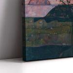 Canvas print Setting sun, Schiele E.