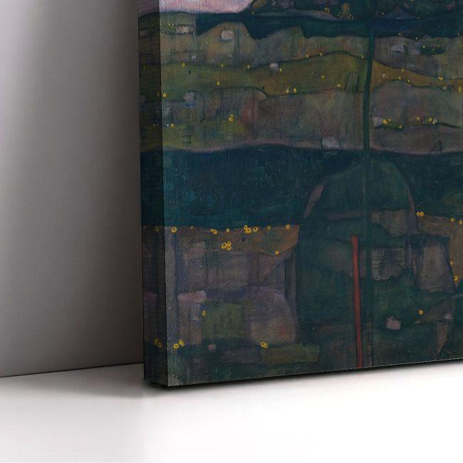 Πίνακας ζωγραφικής Setting sun square, Schiele Egon