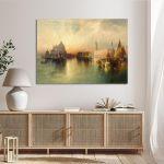 Canvas print View of Venice, Moran T.
