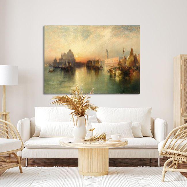Canvas print View of Venice, Moran T.