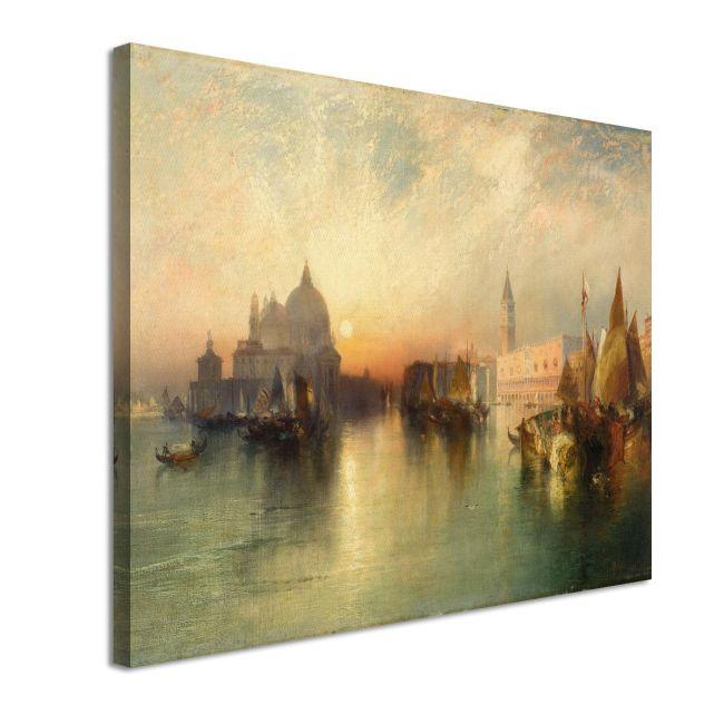 Canvas print View of Venice, Moran T.