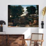 Canvas print A Roman road, Nicolas Poussin