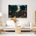 Canvas print A Roman road, Nicolas Poussin