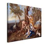 Canvas print The nurture of Jupiter, Nicolas Poussin