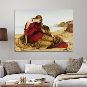 Canvas print Ariadne at Naxos, Evelyn De Morgan