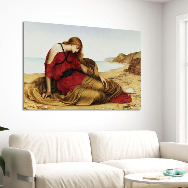 Canvas print Ariadne at Naxos, Evelyn De Morgan