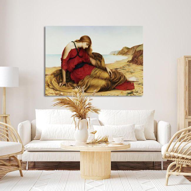 Canvas print Ariadne at Naxos, Evelyn De Morgan