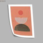 Semicircle balance, poster