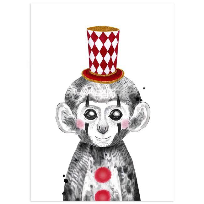Circus Monkey αφίσα κάδρο  Αφίσα