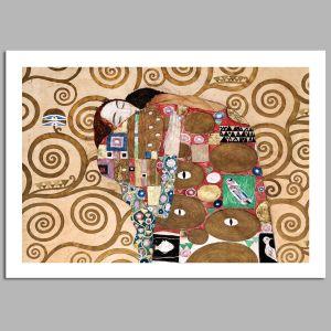 Fulfilment (detail), Klimt Gustav, Poster