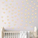 Wooden hearts set