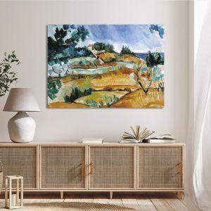 Canvas print Landscape near Martigues Maurice de Vlaminck Framed canvas View 1 2