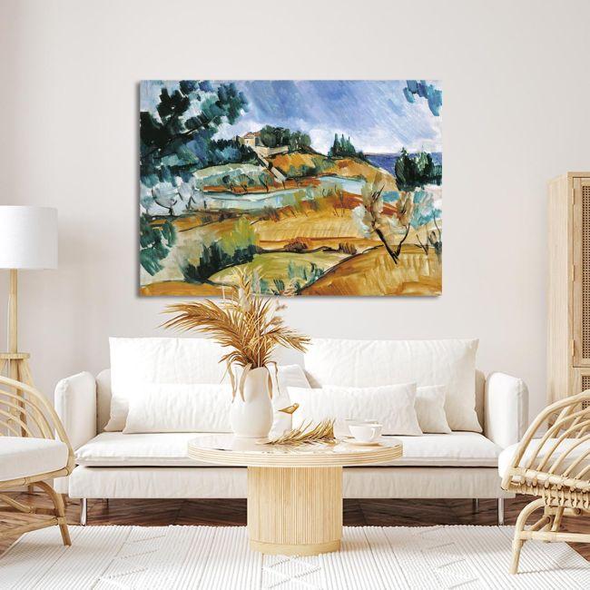 Πίνακας ζωγραφικής Landscape near Martigues Maurice de Vlaminck Καμβάς τελαρωμένος