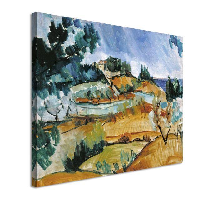 Πίνακας ζωγραφικής Landscape near Martigues Maurice de Vlaminck Καμβάς τελαρωμένος