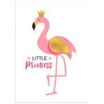 Little princess flamingo αφίσα κάδρο  Αφίσα