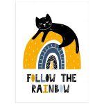 Follow the rainbow, poster