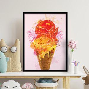 Ice cream II αφίσα κάδρο  Αφίσα πόστερ με μαύρη κορνίζα 2