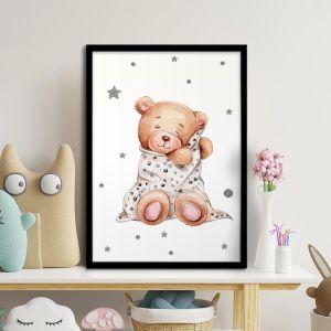 Sleeping bear αφίσα κάδρο  Αφίσα πόστερ με μαύρη κορνίζα