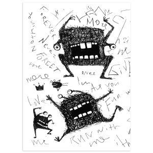 Doodle monsters, poster 2