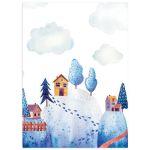 Mountain village, poster