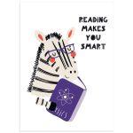 Reading makes you smart αφίσα κάδρο  Αφίσα