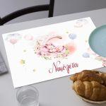 Placemat, Unicorn pink theme