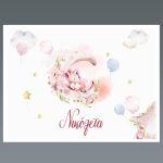 Placemat, Unicorn pink theme