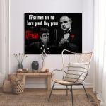 Canvas print, Great men, The godfather theme