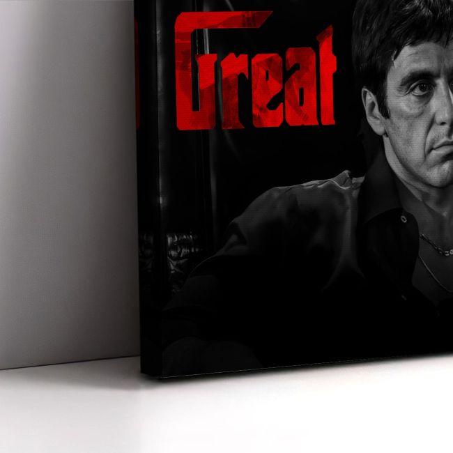 Canvas print, Great men, The godfather theme