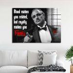 Πίνακας σε καμβά, Blood and family, The godfather θέμα