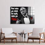 Canvas print,Blood and family., The godfather theme