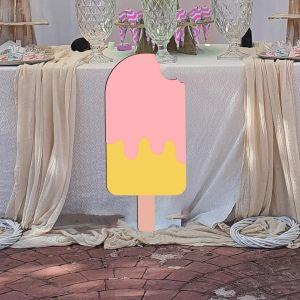 Ξύλινη φιγούρα εκτυπωμένη Παγωτό