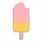 Ξύλινη φιγούρα εκτυπωμένη Παγωτό