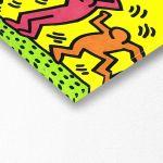 Πίνακας σε καμβά Simple lined dancers, πανοραμικός