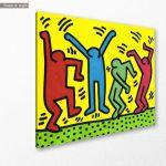 Canvas print Simple lined dancers