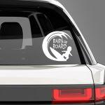 Baby car sticker Baby Surf Wave