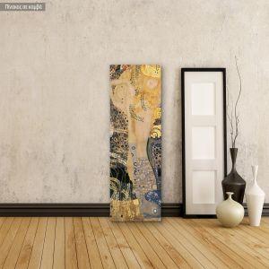 Canvas print Water serpents I, Klimt Gustav