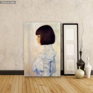 Canvas print Portrait of Helene, Klimt Gustav