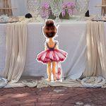 Wooden figure printed Ballerina 2