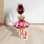 Wooden figure printed Ballerina 2
