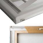 Canvas print Window with view