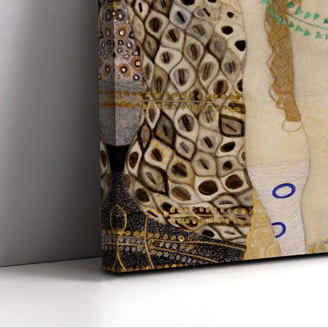 Canvas print Water serpents I detail, Klimt Gustav