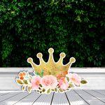 Ξύλινη φιγούρα, Χρυσή κορώνα με τριαντάφυλλα