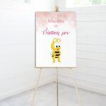 Canvas print  welcome to my baptism, Bee