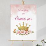 Canvas printwelcome to my baptism, Mermaid scene